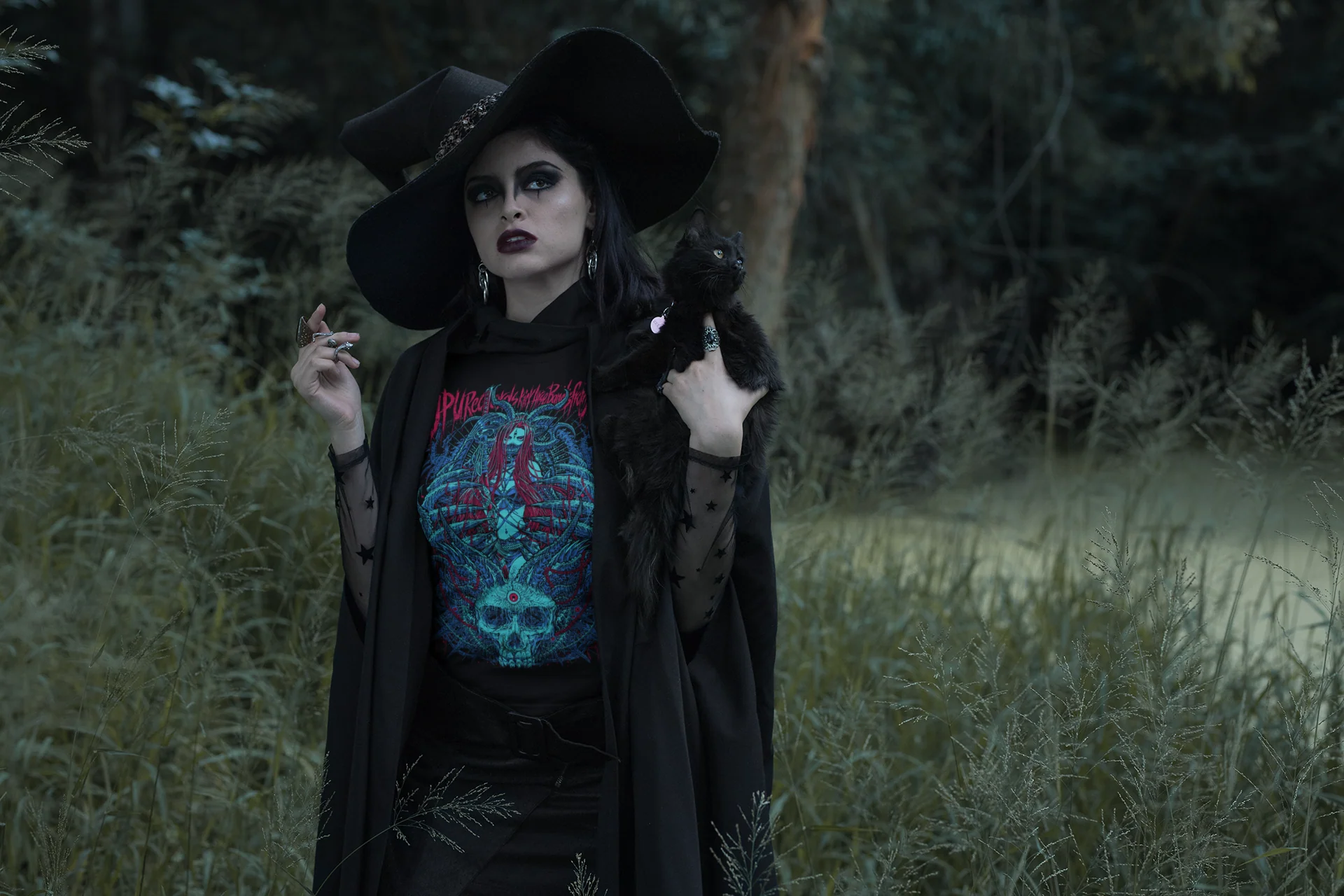 JPU Records x ISANA KAGAMI Tshirt #003 – Metal Witch - Image 3