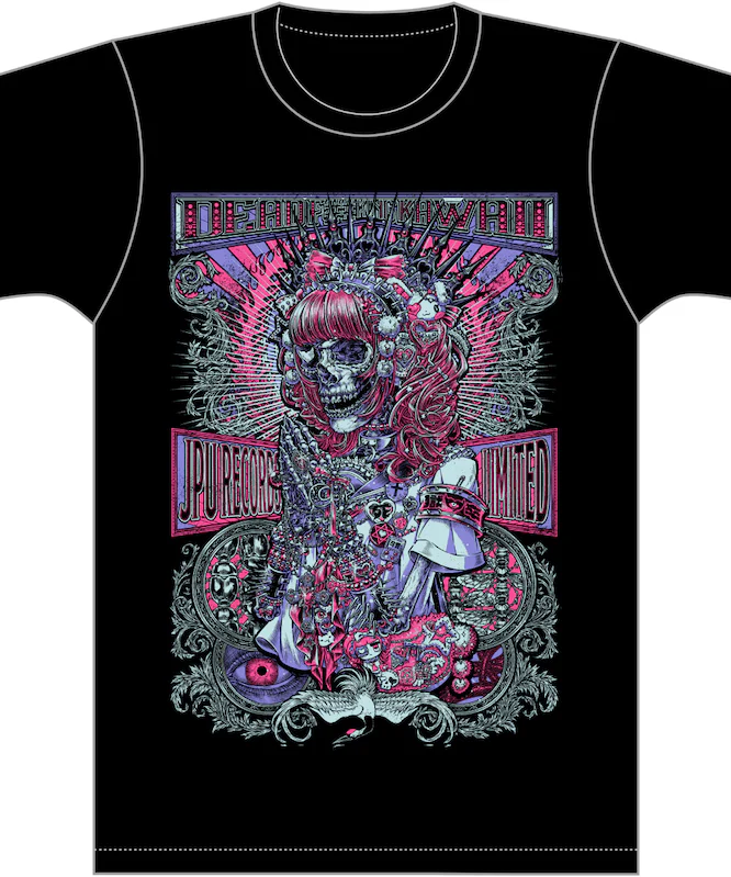 JPU Records x ISANA KAGAMI Tshirt #001 – Dead Kawaii T-shirt - Image 5